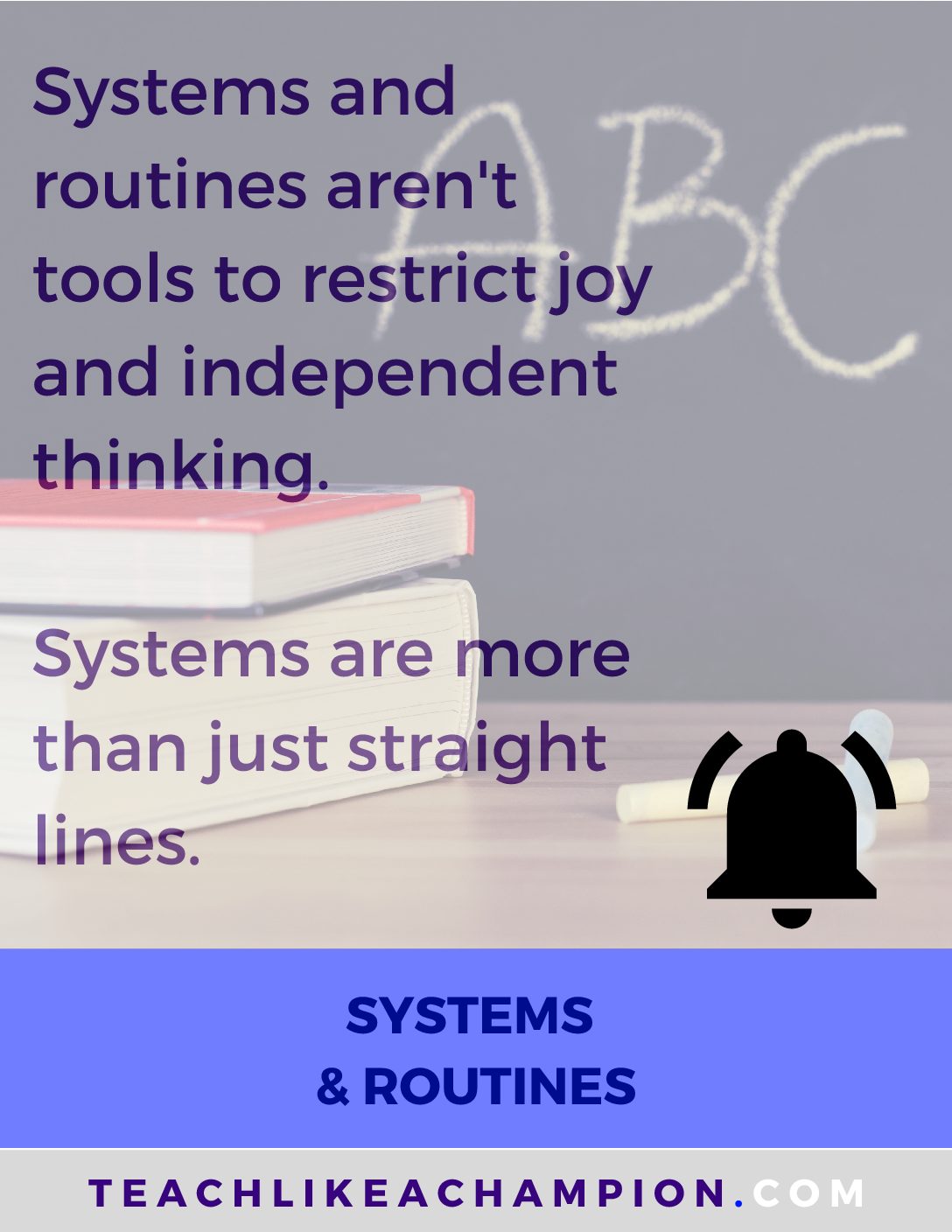 Systems & routines | Teach Like a Champion